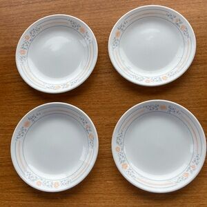4 Corning Corelle Bread & Butter Plates